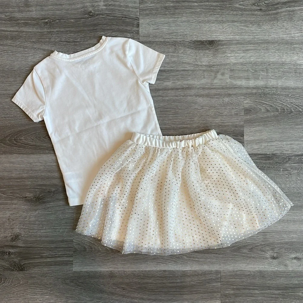 Holiday Time little girls Christmas matching set